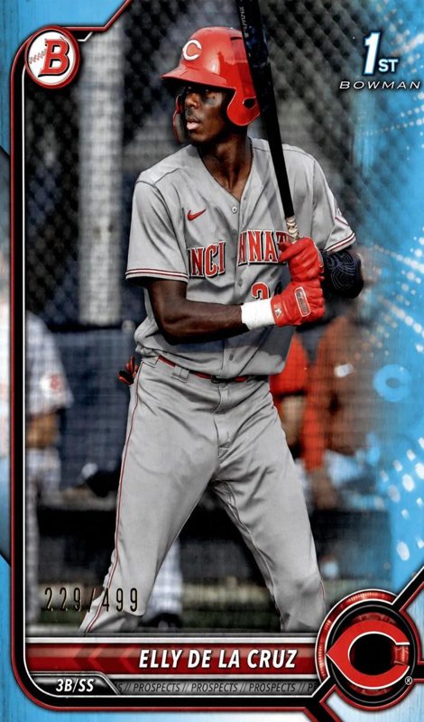 Elly De La Cruz, 2022 Bowman Prospects Baseball