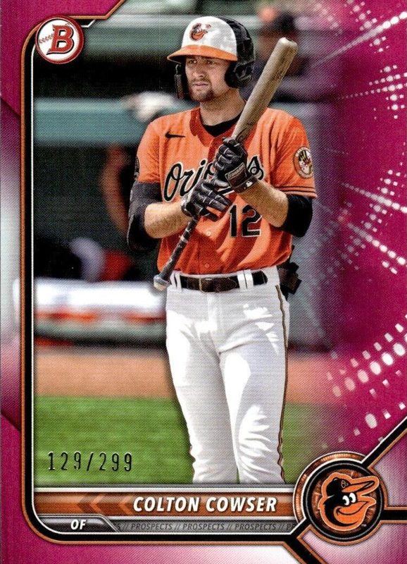 Colton Cowser, 2022 Bowman Prospects Baseball