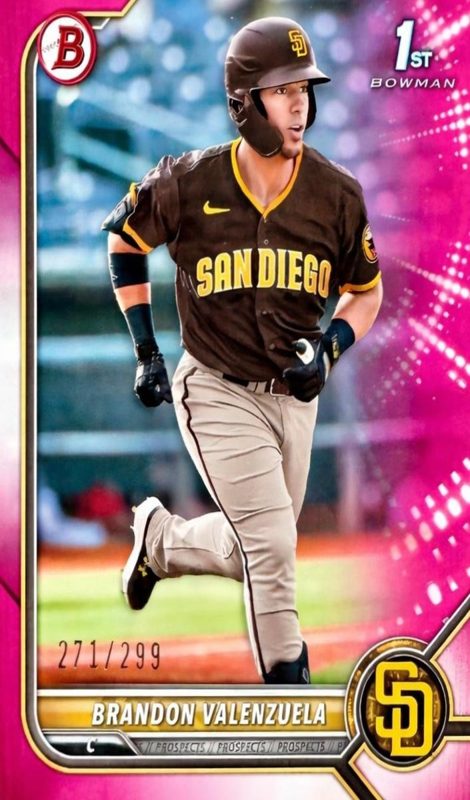 Brandon Valenzuela, 2022 Bowman Prospects Baseball