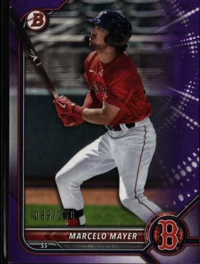 Marcelo Mayer, 2022 Bowman Prospects Baseball