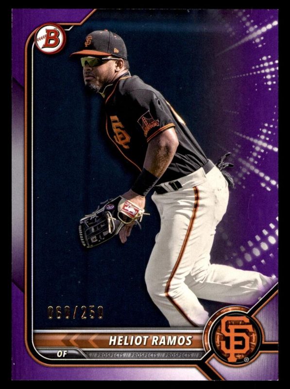 Heliot Ramos, 2022 Bowman Prospects Baseball