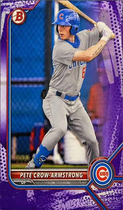Pete Crow-Armstrong, 2022 Bowman Prospects Baseball