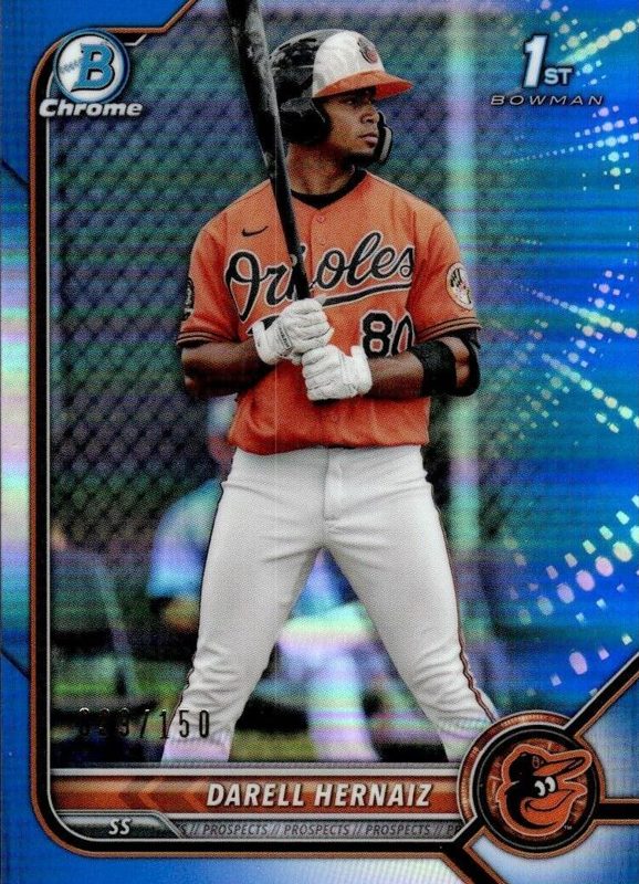 Darell Hernaiz, 2022 Bowman Prospects Baseball