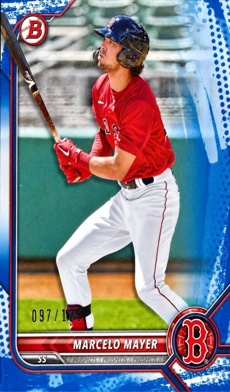 Marcelo Mayer, 2022 Bowman Prospects Baseball