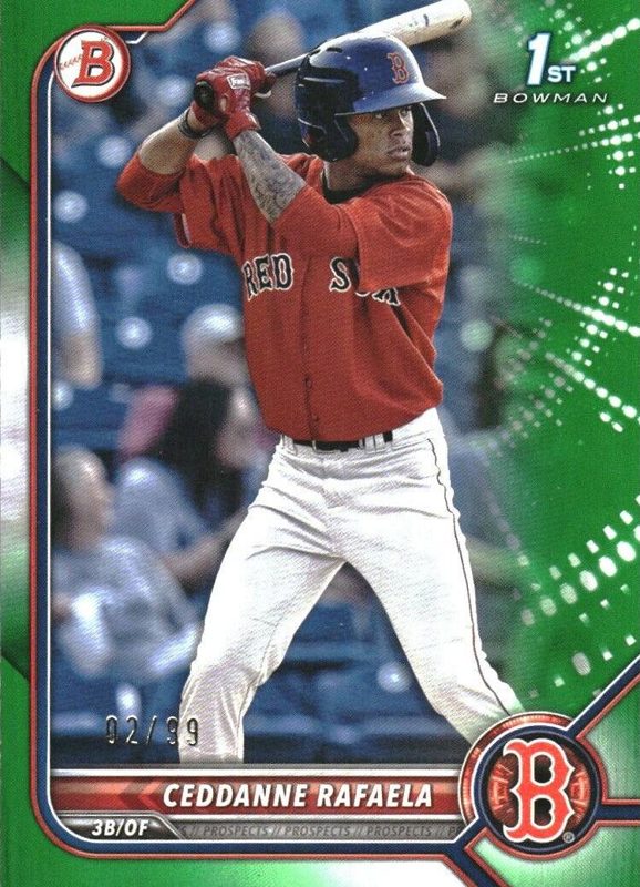 Ceddanne Rafaela, 2022 Bowman Prospects Baseball