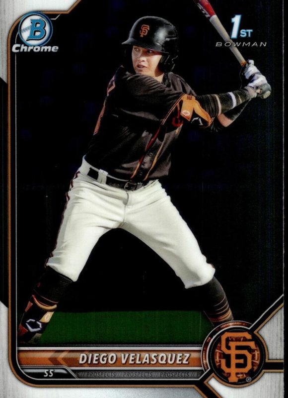 Diego Velasquez, 2022 Bowman Chrome Prospects Baseball