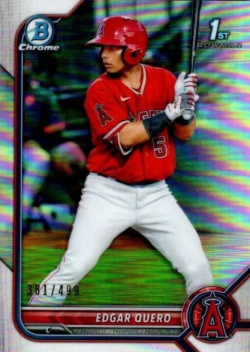 Edgar Quero, 2022 Bowman Chrome Prospects Baseball