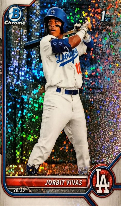 Jorbit Vivas, 2022 Bowman Chrome Prospects Baseball