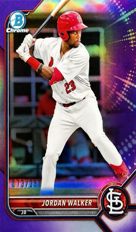 Jordan Walker, 2022 Bowman Chrome Prospects Baseball