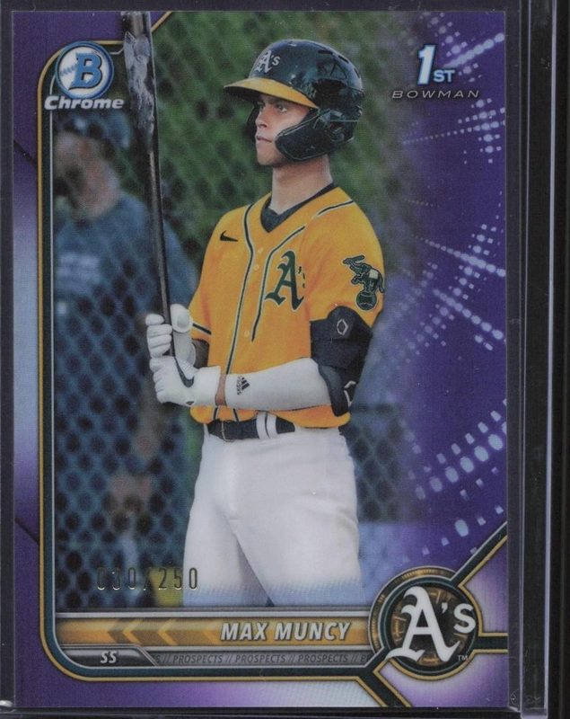 Max Muncy, 2022 Bowman Chrome Prospects Baseball