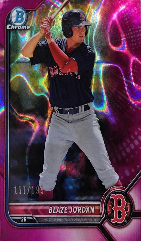 Blaze Jordan, 2022 Bowman Chrome Prospects Baseball