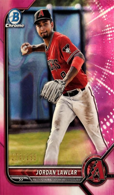 Jordan Lawlar, 2022 Bowman Chrome Prospects Baseball