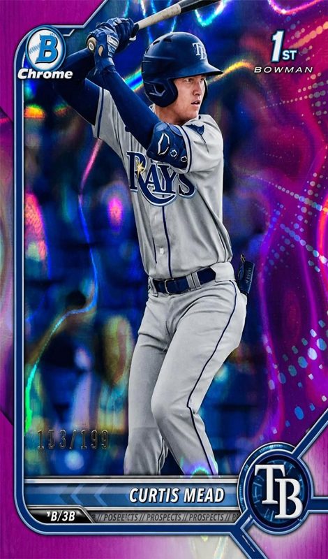 Curtis Mead, 2022 Bowman Chrome Prospects Baseball