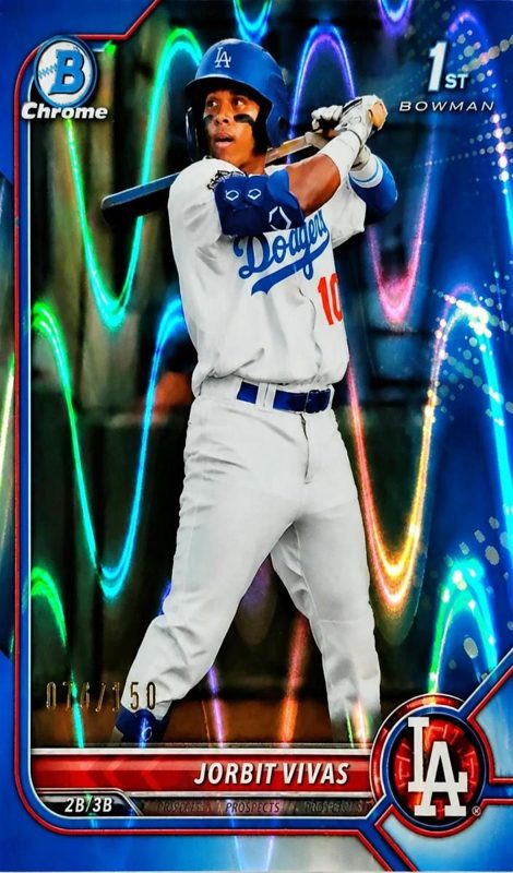 Jorbit Vivas, 2022 Bowman Chrome Prospects Baseball