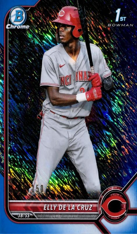 Elly De La Cruz, 2022 Bowman Chrome Prospects Baseball