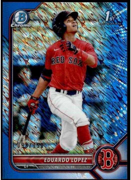 Eduardo Lopez, 2022 Bowman Chrome Prospects Baseball