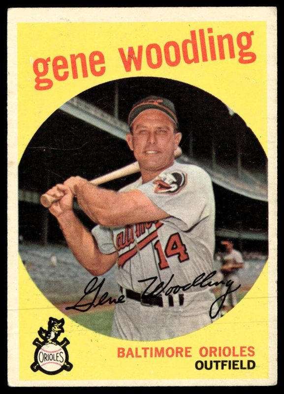 Gene Woodling, 1959 Topps Baseball