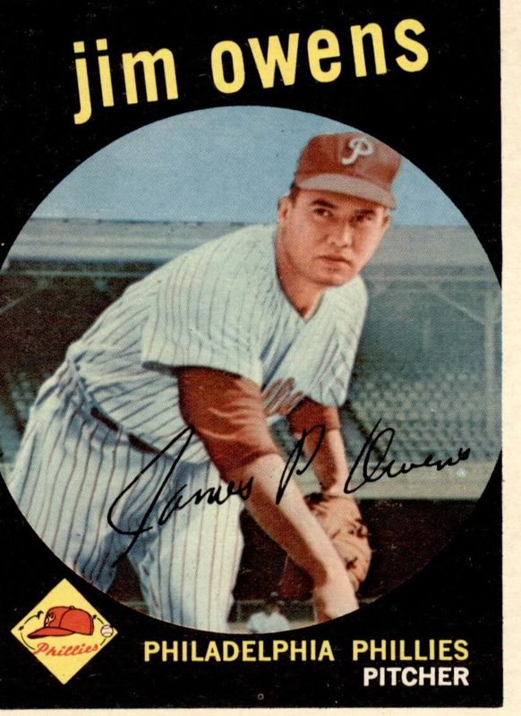 Jim Owens, 1959 Topps Baseball