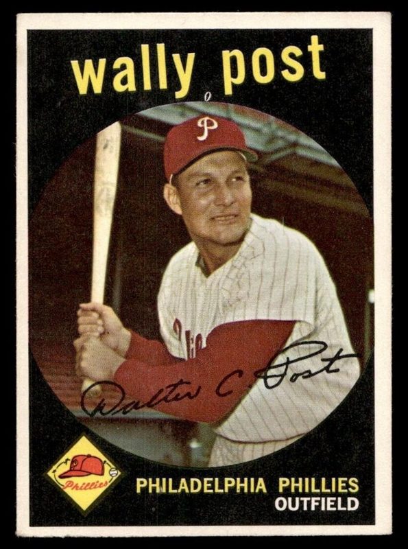 Wally Post, 1959 Topps Baseball