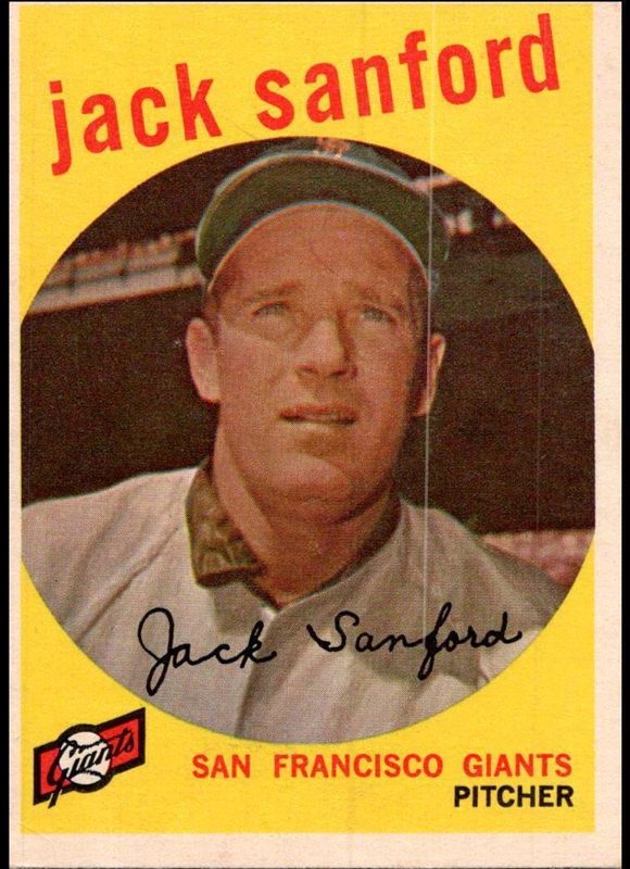 Jack Sanford, 1959 Topps Baseball