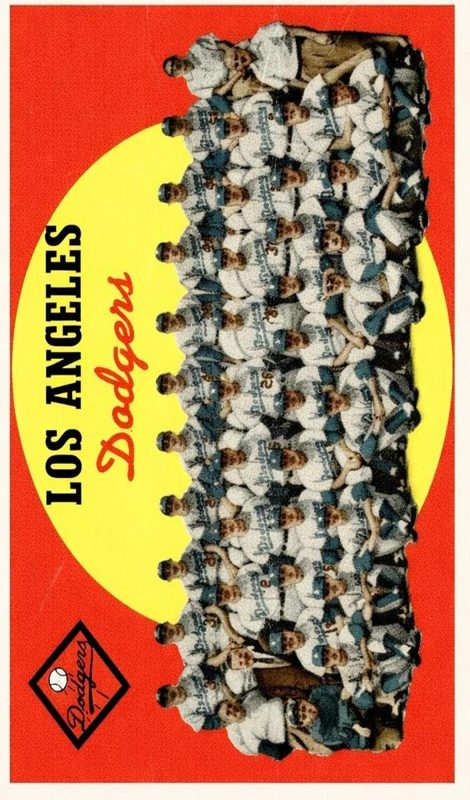 Los Angeles Dodgers, 1959 Topps Baseball
