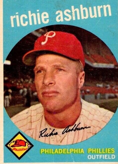Richie Ashburn, 1959 Topps Baseball