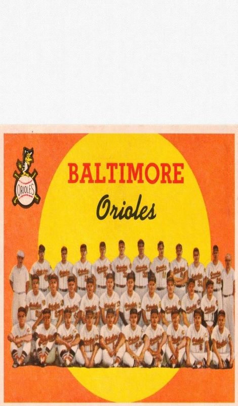 Baltimore Orioles, 1959 Topps Baseball
