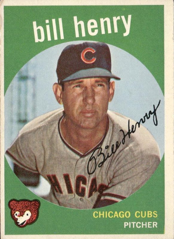 Bill Henry, 1959 Topps Baseball