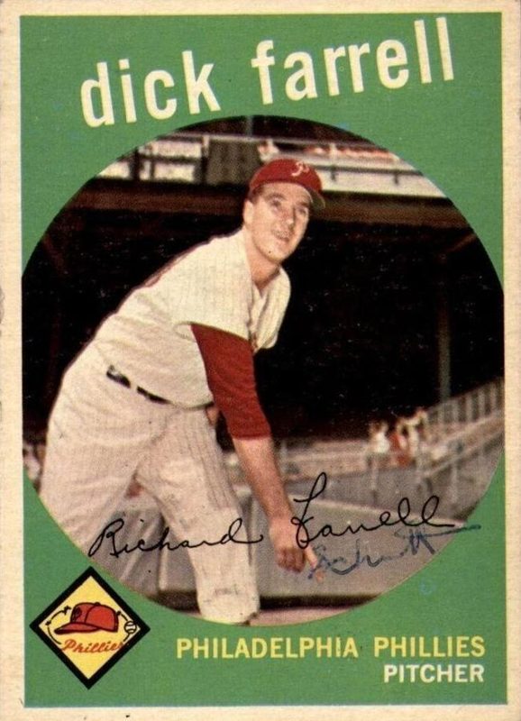 Dick Farrell, 1959 Topps Baseball