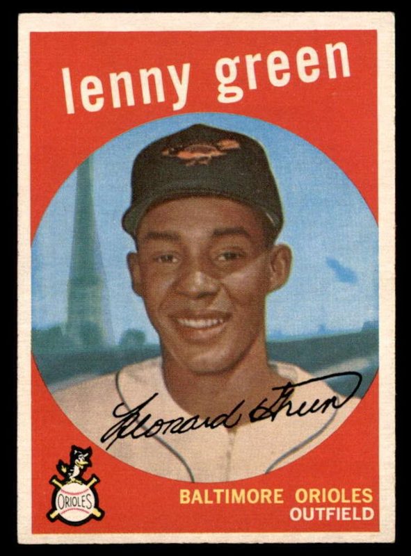 Lenny Green, 1959 Topps Baseball