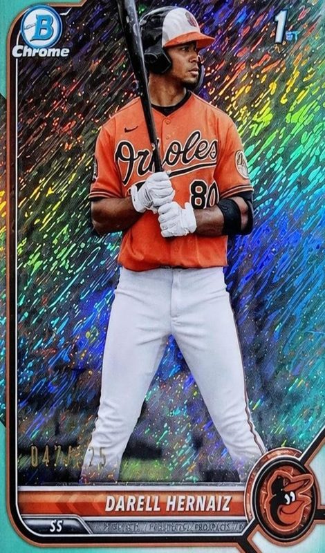 Darell Hernaiz, 2022 Bowman Chrome Prospects Baseball