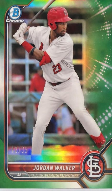Jordan Walker, 2022 Bowman Chrome Prospects Baseball