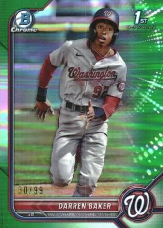 Darren Baker, 2022 Bowman Chrome Prospects Baseball