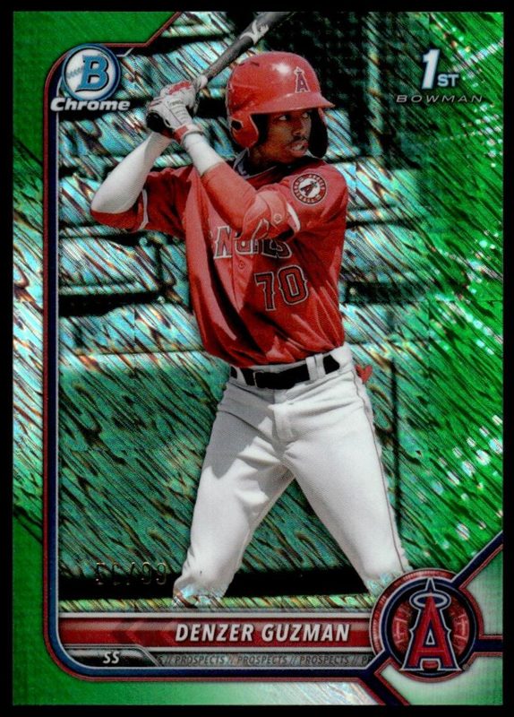 Denzer Guzman, 2022 Bowman Chrome Prospects Baseball