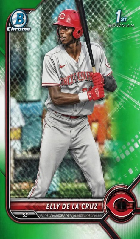 Elly De La Cruz, 2022 Bowman Chrome Prospects Baseball