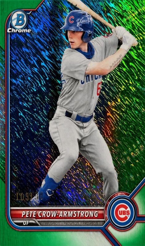 Pete Crow-Armstrong, 2022 Bowman Chrome Prospects Baseball