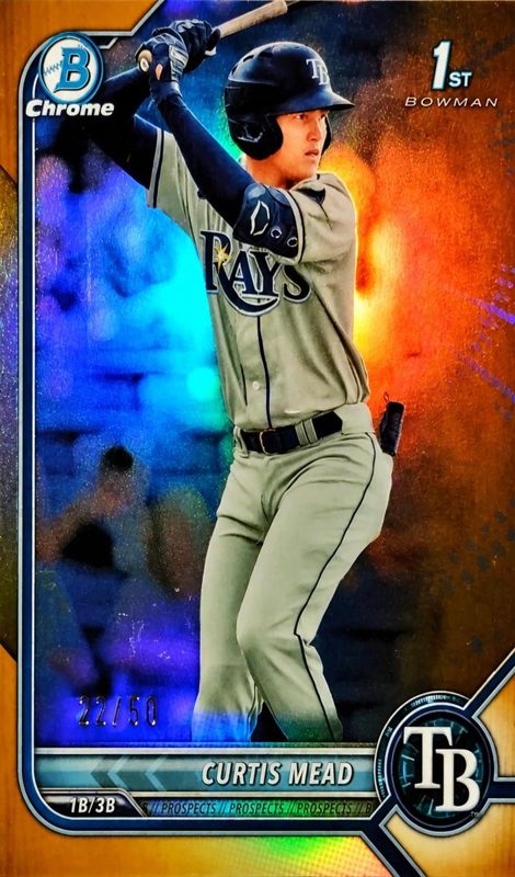 Curtis Mead, 2022 Bowman Chrome Prospects Baseball