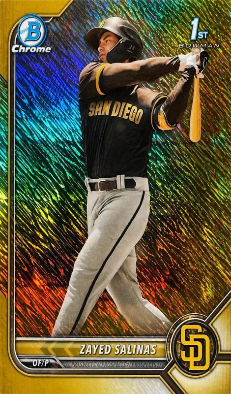 Zayed Salinas, 2022 Bowman Chrome Prospects Baseball