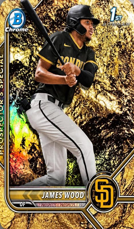 James Wood, 2022 Bowman Chrome Prospects Baseball