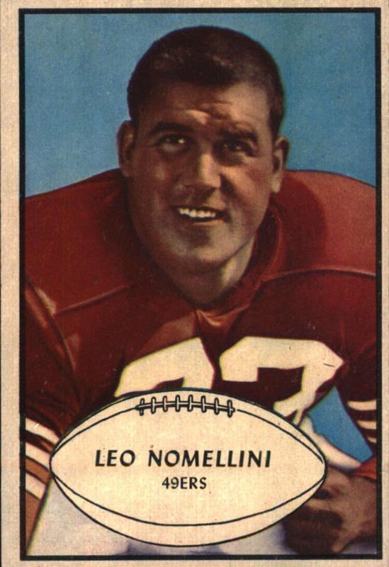 Leo Nomellini, 1953 Bowman Football