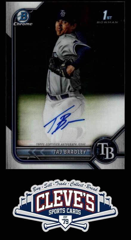 Taj Bradley, 2022 Bowman Chrome Prospects Baseball