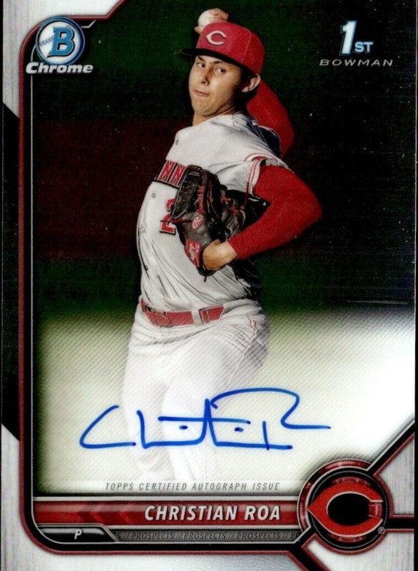 Christian Roa, 2022 Bowman Chrome Prospects Baseball