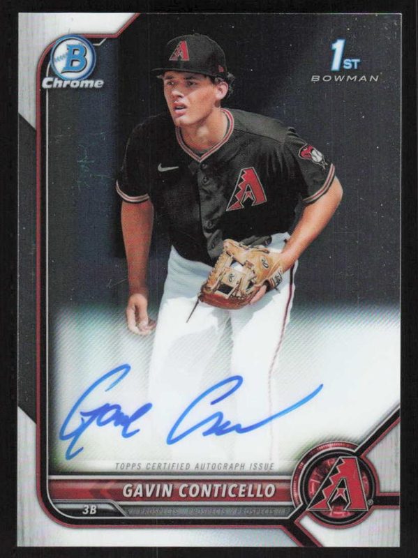 Gavin Conticello, 2022 Bowman Chrome Prospects Baseball