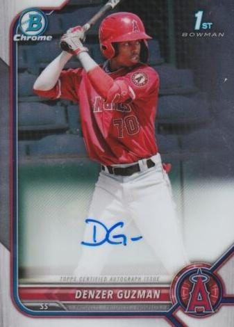 Denzer Guzman, 2022 Bowman Chrome Prospects Baseball
