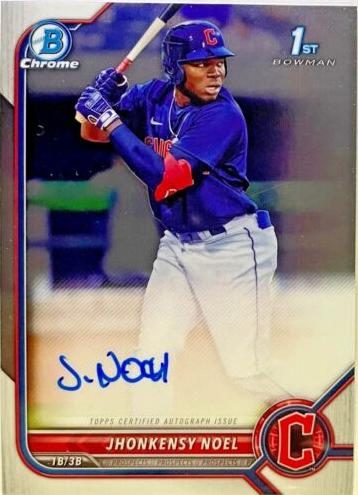 Jhonkensy Noel, 2022 Bowman Chrome Prospects Baseball