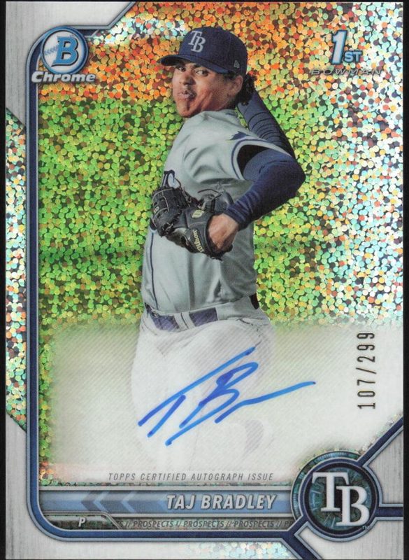 Taj Bradley, 2022 Bowman Chrome Prospects Baseball