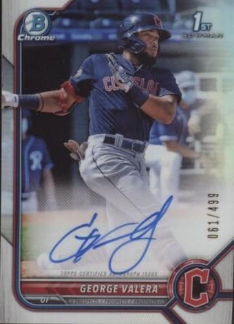 George Valera, 2022 Bowman Chrome Prospects Baseball