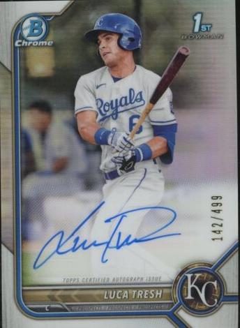 Luca Tresh, 2022 Bowman Chrome Prospects Baseball