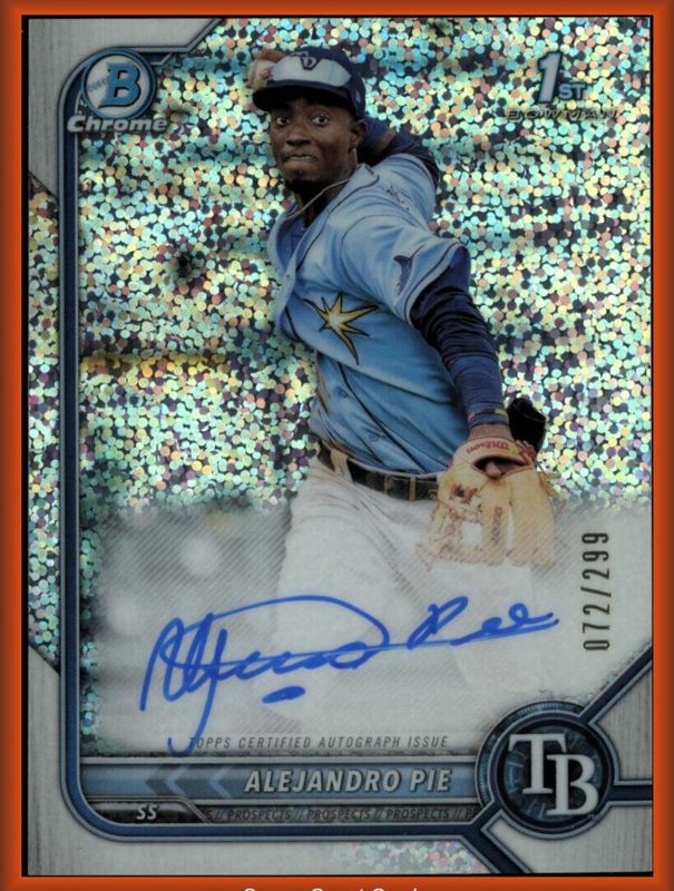 Alejandro Pie, 2022 Bowman Chrome Prospects Baseball