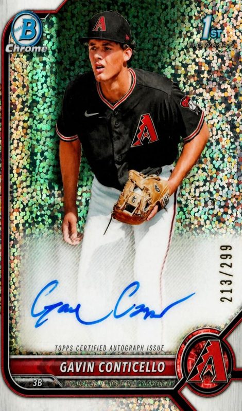 Gavin Conticello, 2022 Bowman Chrome Prospects Baseball